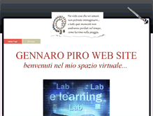 Tablet Screenshot of gennaropiro.it